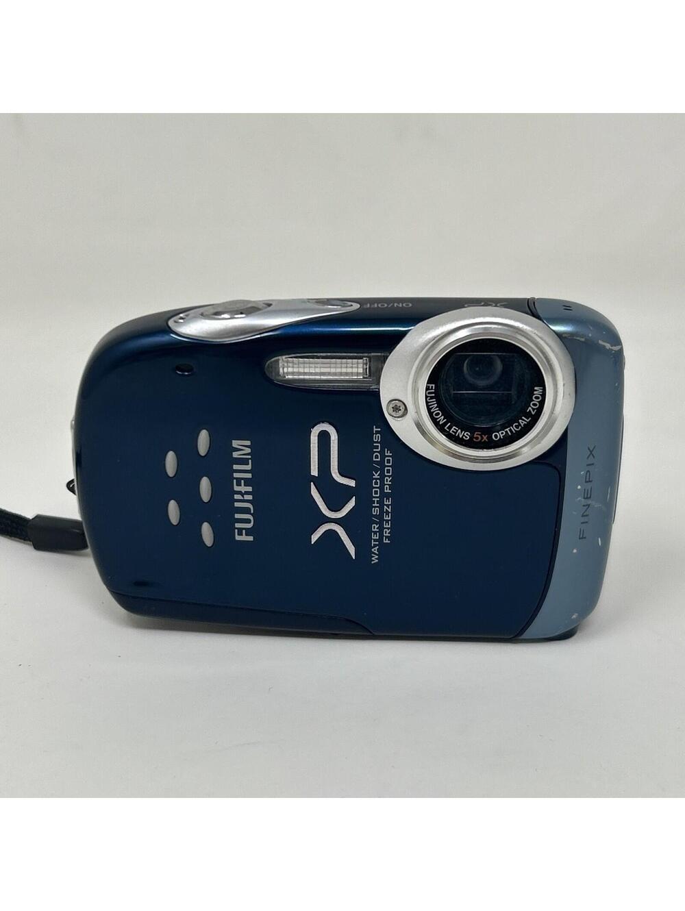 Fujifilm FinePix XP10 12MP Digital Camera – Blue – Working No Charger